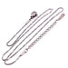 Gedrehte Schlangenkette aus Edelstahl – 40 + 6 cm – 1 mm (1)