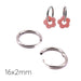 Huggie-Creolen Edelstahl – 16 x 2 mm (2)