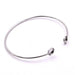 Ovales Armband 55 mm – Edelstahl für 6-mm Cabochon (1)
