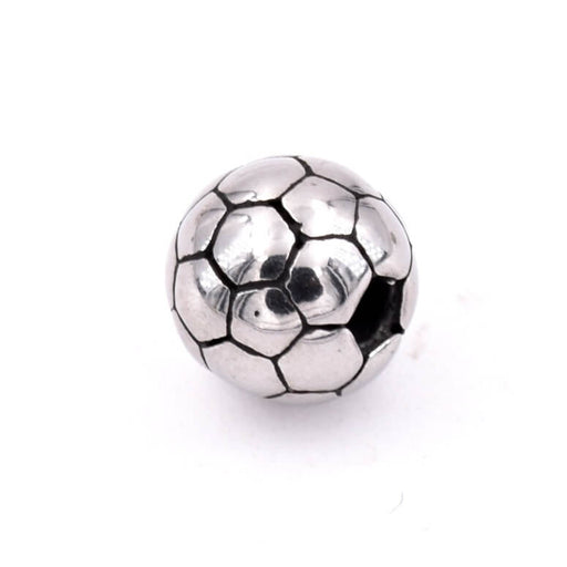 Perle Fußball – Edelstahl 304 – 8 mm – Bohrung: 2 mm (1)