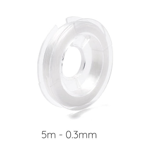 Transparenter elastischer Faden 0.3 mm (5 m)