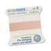 Blassrosa Nylonfaden NYLONPOWER 0.45 mm pro 2 m mit Nadel (1)
