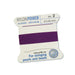 Amethyst Lilas Nylongarn NYLONPOWER 0.45 mm x 2 m mit Nadel (1)