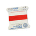 Rotes Nylongarn NYLONPOWER 0.45 mm x 2 m mit Nadel (1)