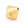 Perlen Einzelhandel Holzperle (Doppelkegel) mit Blattgold – 30 mm – Bohrung: 3 mm (1)