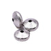 Rondell-Trennperle Stardust 10 x 5 mm platinbeschichtet – Loch: 1.8 mm (3)