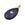 Perlen Einzelhandel Anhänger aus Lapislazuli -Tropfenform- mit Zirkonia und Aufhängung aus goldfarbenem Messing – 35 x 20 x 9 mm (1)