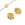 Perlengroßhändler in Deutschland Perle für mehrere Stränge (oval) – mattes, goldfarbenes Messing und gelber Achat – 12 x 10 mm (1)