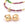 Perlen Einzelhandel Doppelkegelperle aus goldenem Messing, 6 mm – Loch: 1,2 mm (2)