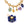 Perlengroßhändler in Deutschland Blumenanhänger aus Lapislazuli facettierte Perlen und Goldkupfer 10 x 14 mm (1)