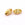 Perlen Einzelhandel Geriffelte ovale Perle aus Goldene Farbe Messing 8x5mm - Loch: 1mm (2)