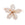 Perlengroßhändler in Deutschland Kaurimuschel und vergoldeter Messing-Blumenverbinder – 46 mm – Loch: 4 mm (1)