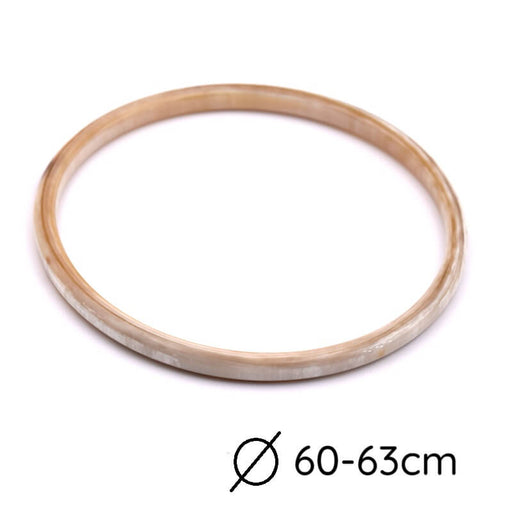 Naturhorn-Armreif 60-63mm - Dicke: 4mm (1)