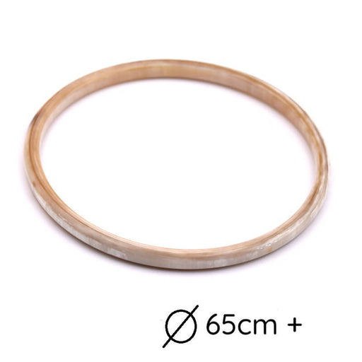 Naturhorn-Armreif 65mm - Dicke: 4mm (1)