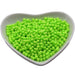Tschechische Rundperlen perlmuttfarben neonlimette 3 mm (30)