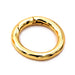 Karabinerverschluss rund goldenes Messing – 18 x 3 mm (1)