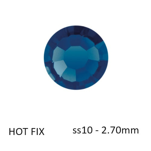 Preciosa Flatback Hotfix Strasssteine ​​Montana – ss10-2,70mm (80)