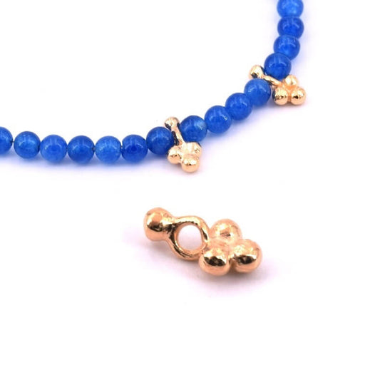 Kaufen Sie Perlen in Deutschland Ethnische Charm-Perlen – vergoldet, 3 Mikrometer, 4,5 x 7 mm (1)