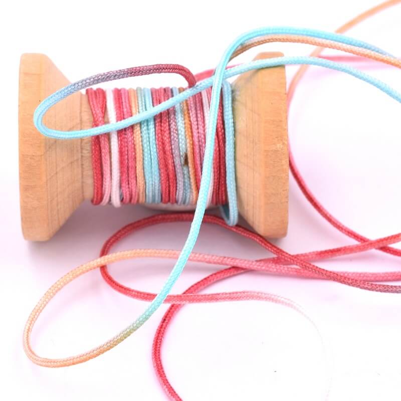 WXJ13 Raffrollo-Kordel-Set – 100 M Nylonschnur, 1,8 Mm, Mit Holz-Knöpfen & Clips