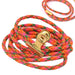 Rosa grünes oranges Paracord geflochtenes Polyesterband 3 mm (1 m)