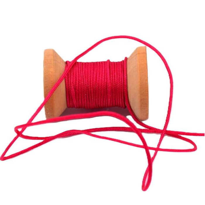 Fuchsiafarbene geflochtene Nylonschnur – 0.8 mm (5 m)