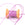 Perlengroßhändler in Deutschland Mauve-lila geflochtene Polyesterschnur – 0.8 mm (5 m)