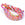 Perlengroßhändler in Deutschland Polyester-Flechtkordel – 4 mm rosa weiß blau und gelb (50 cm)