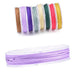 Geflochtene Nylonschnur – 0.8 mm – Parma-Violett – 8-m-Spule (1)
