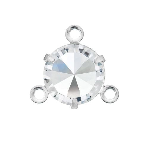 Kaufen Sie Perlen in Deutschland Preciosa Maxima Crystal Pure SS18-4.30 mm 3-Ring-Silberset (20)
