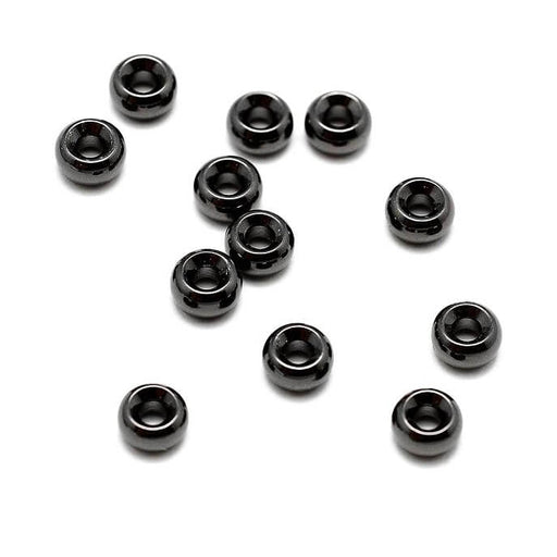 Kaufen Sie Perlen in Deutschland Trennscheibe Gunmetal Messing 5mm - Loch: 2mm (4)