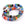 Perlen Einzelhandel Mehrfarbige Millefiori-Röhrchenperlen 3–4 x 6–7 mm Loch: 1 mm – 36 cm (1 Strang)