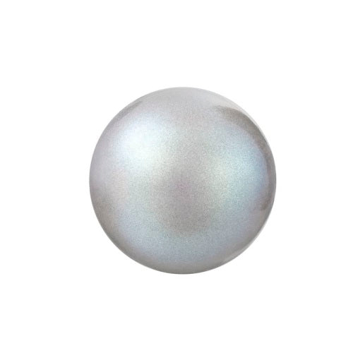 Preciosa Pearlescent Grey runde Perlen – 4 mm (20)