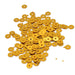 Goldene Aufnähpailletten 5 mm – Loch: 1 mm (10 g)