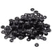 Schwarze Aufnähpailletten 4 x 0.5 mm – Loch: 1 mm (10 g)