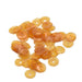 Bernsteinfarbene Aufnähpailletten 5 mm – Loch: 1 mm (10 g)