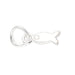 Sterling Silber Fisch Anhänger - 7mm - Loch: 3mm (1)