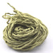 Handgefärbtes Natursidk-Band – Limettengrün 2 mm (1 m)