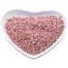ccpf552 Toho Rocailles Beads 15/0 Galvanized PF Sweet Blush Rose Gold (5 g)