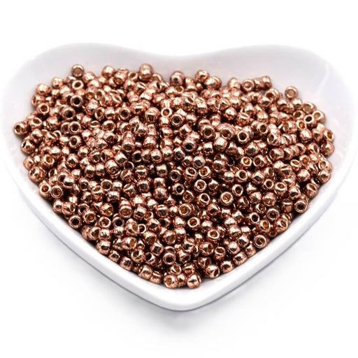 Kaufen Sie Perlen in Deutschland ccPF593 Toho Rocailles Beads 8/0 Galvanized Almond PF (10 g)