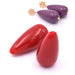 Tropfen-Harzperle Rot 33x16.5mm - Loch: 1.5mm (2)