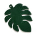 Monstera-Blattanhänger aus dunkelgrünem Harz – 40 mm (1)