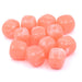 Rosa Kunstharz-Perle Würfelform mit abgerundeten Kanten 17 x 16 mm – Bohrung: 2 mm (12 Stück)