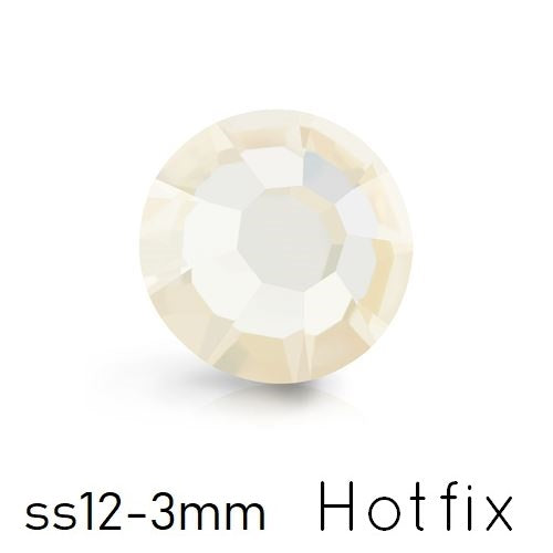 Kaufen Sie Perlen in Deutschland Preciosa Crystal Blond Flare Flatback Hotfix – ss12-3mm (80)