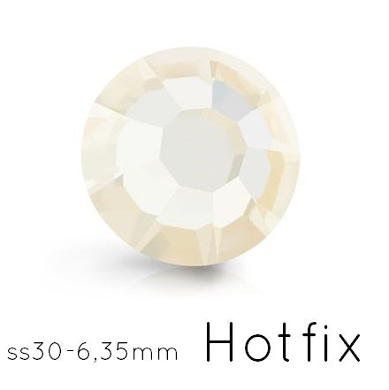 Kaufen Sie Perlen in Deutschland Preciosa Crystal Blonde Flare Flatback Hotfix – ss30-6.35 mm (12)