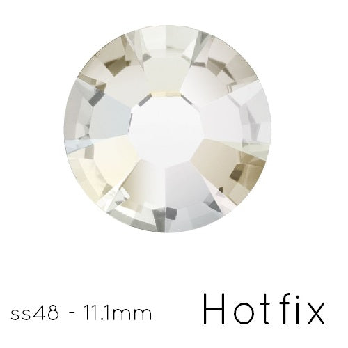 Kaufen Sie Perlen in Deutschland Preciosa Crystal Silver Flare Flatback Hotfix – ss48-11.1 mm (4)