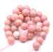 Natürliche rosa Opalperlen – 10 mm – Loch: 1 mm (1 Strang – 37 cm)