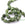 Perlen Einzelhandel Ovale Trommelperlen dunkelgrüne Jade – 10 x 11–14 mm – Loch: 0.8 mm (1 Strang – 37 cm)