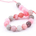 Runde Jade-Perle (Pastell-Mix) – 10 mm – Bohrung: 1 mm (1 Strang – 19 cm)