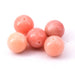 Rundperlen aus natürlichem rosa Opal – 12 mm – Loch: 1 mm (5)