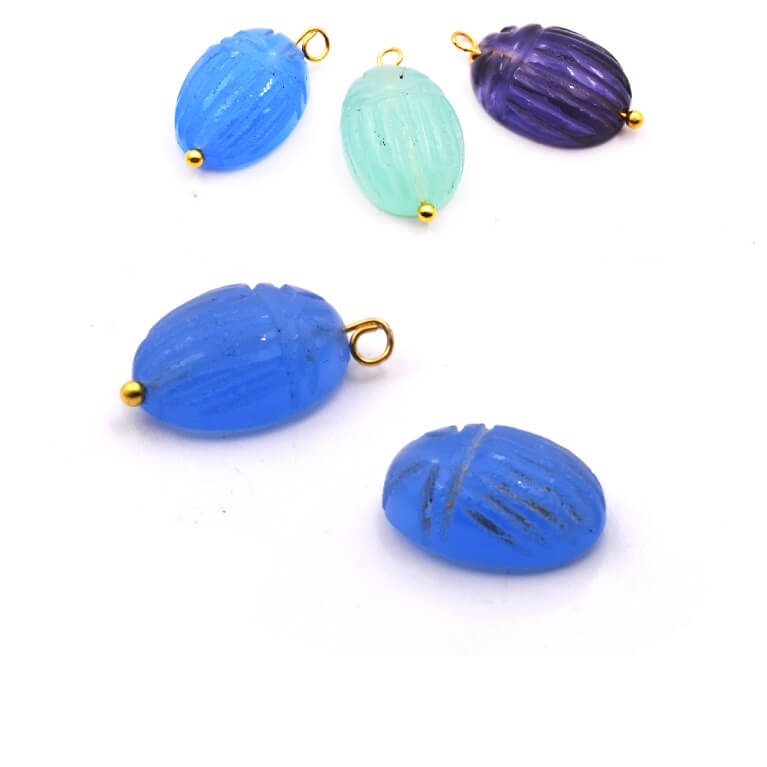1 Strang Natürliche Hell Chalcedon Perlen Facettiert 7-8 Mm. | Kaufen